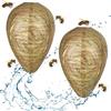 Ltsbaed Esca da Appendere Nido di Vespe Finto Finto Nido Artificiale di Vespe Nido di Vespe Impermeabile Lanterna dell'Alveare di Carta di Deterrente dell'Ape Deterrente Efficace Calabroni Ape Nido Falso