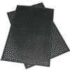 Rubber-Cal Zerbino in gomma commerciale DuraScraper Drainage, spessore 0,9 cm x 61 cm x 91,4 cm, nero