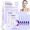 Uheltosly 12 Pezzi Maschera Collagene Viso, Maschere Skincare Viso, Umidazione Quotidiana Masks, Mask Trattamento Viso Uomo e Donna, Idrata la pelle, Per tutti i tipi di pelle
