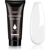 EODCI Gel per unghie in poly bianco, 60 g, per nail art, professionale, per principianti