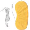 Brrnoo Maschera per Occhi Riscaldata USB Elettrica, Maschera per Occhi Alla Lavanda con Ombretto a Vapore, Massaggiatore per Occhi Portatile per Alleviare la Blefarite, Secchezza, Stress, Occhi Gonfi(giallo)