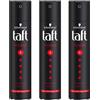 TAFT Schwarzkopf - Vernice per capelli in taffettà, grado di tenuta 5, per tutti i tipi di capelli, fino a 72 ore, formula vegana da 250 ml (confezione da 3)