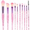 TSUOUKL 10 pcs Set Pennelli Make up Premium synthetic pennelli trucco per fondazione cipria fard, ombretto, Set di pennelli make up