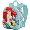 Disney Ariel Sea-Zaino 3D Piccolo, Blu, 26 x 31 cm, Capacità 8,5 L