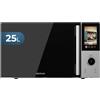 Cecotec Microonde Digital Touch con Grill 25L Convection 2500 Touch. 900 W, griglia 1200 W, controllo tattile, convezione 2200 W, 8 programmi, timer 60 min, piatto girevole 315 mm, sicuro