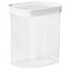 Emsa N11420 - Barattolo a Secco, 1,6 l, Formato Verticale, Rettangolare, Guarnizione Fresca, Sistema di stoccaggio, 100% Sicuro, Trasparente