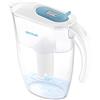 Cecotec H2ONature 2400 - Caraffa purificante attiva dell'acqua, filtro a quattro strati, indicatore LCD, capacità massima 2,4 L senza filtro, coperchio rimovibile, include 3 filtri