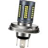 Ruiandsion R2 P45T - Lampadina LED per faro auto e moto, bianco, DC 12-30V, super luminosa, fascio alto e basso, per faro anteriore