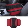 VAGCARS Cuscino per Bracciolo Auto Aggiornato, Copertura in Pelle per Console Centrale con Sacchetti Portaoggetti, Cuscino Impermeabile per Console Centrale, Vano Portaoggetti Universale per Bracciolo Auto