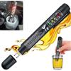 QEEROYO Tester Liquido Freni,Tester del Liquido,dell'olio Penna di Prova,Test Fluido Freni,Liquido Freni Tester,Fluido Freno Test,con 5 LED Indicatore,Test Freni diagnostici auto per DOT3 DOT4 DOT5