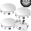 Coprimozzi Auto 75mm Coprimozzi Universali Set 4 Coprimozzi 75mm - Copricerchi In Alluminio E ABS Per Auto Coprimozzi Sostituzione Mercedes W205