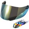 JQF Gear Visiera Casco per K1 K3SV K5,Sostituzione della Visiera della Lente del Casco del Parabrezza del Motociclo per Il Casco Integrale (Dorato)