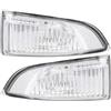 Easy Link 2x Indicatori Laterale Specchietto Retrovisore Destro Sinistro Indicatori di Direzione Compatibile con Renault Megane 3 III Coupe Fluence Scenic 3 Laguna 3 Coupe 261609550R 261656470R