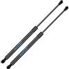 Koaudb 2x Ammortizzatori Posteriori per Smart Fortwo 451 Coupe 2007/01-2014/06 | Nero Pistoncini Portellone Posteriore Molle a Gas Ammortizzatori Cofano Posteriore per #A4519880004