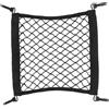Ltsbaed Rete portabagagli Moto, Rete Bicicletta, Rete per Moto con 4 Ganci, Rete Portaoggetti,25×30cm, per Fissare i Bagagli Casco(Nero)