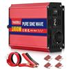 TAGEEBLU 1000w Inverter 24v 220v Onda Pura con Display LCD & EU Presa