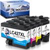 DOUBLE D LC427XL Cartucce d'inchiostro per Brother LC427XL LC427 per Cartucce MFC-J5955DW, Compatibile con Brother HL-J6010DW MFC-J6955DW MFC-J6957DW MFC-J6959DW J6010 J6955 J5955 J6957 J6959