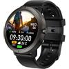 AIEK Smartwatch con GPS integrato uomo e donne, 50M impermeabile Rispondere/fare una chiamata, 170 modalità di Allenamento, 1,32" AMOLED, Frequenza Cardiaca, Sonno, SpO2, Fitness Tracker (Nero)