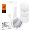 Spigen AirSkin Shield Pellicola compatibile avec Apple AirTag 2 (2026) / AirTag (2021), 4 pezzi, antigraffio, senza bolle, pellicola opaca