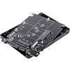 chenyang 2 in 1 Combo M.2 NGFF B-Key mSATA SSD a SATA 3.0 Adattatore Convertitore Custodia con Interruttore