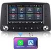 MAVYULQEF Autoradio Linux Avvio Lampo Compatibile Fiat Panda 169 2003-2012 | Installazione Rapida | CarPlay/Android Auto Wireless/FM/AM/RDS/USB | DSP 100W |