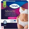 ESSITY ITALY SPA PANNOLONE A MUTANDINA ASSORBENTE TENA SILHOUETTE PLUS WHITE MEDIUM 12 PEZZI
