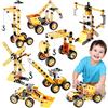 iKidiki Giochi Bambini 5 6 7 8 9 Anni Maschio, Costruzione Camion Giocattolo per Bambini Regalo Bambino 6 7 8 Anni Gioco Bambino 5-9 Anni Maschio Regalo Bimbo 5-10 Anni Macchinine per Bambini