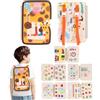 Heypappy Busy Board,12 in 1 Montessori Busy Board Feltro