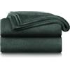 Blumtal Coperta Pile 220x240cm - Coperta Plaid divano super morbida - Coperta Divano certificata OKEO-Tex - pile in verde