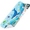 omedecal Tappeto Tappetino Doccia Antiscivolo Vasca Antiscivolo da Doccia Bagno per Bambino Bambini 100x40cm, con 200 Ventose, Senza BPA e Lavabile in Lavatrice - Balena
