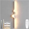 niuniaj Applique Parete Interno,16W/100CM Lampada da Parete Dimmerabile