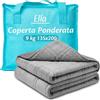 Ella Coperta ponderata per adulti 135x200 9kg - Coperta pesante rilassante per il sonno e antistress - Pile Sherpa Weighted Blanket