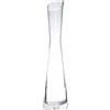 ericotry Vaso di fiori in vetro fatto a mano da 25 cm di altezza vaso decorativo trasparente per boccioli singoli vasi a stelo singolo vaso in vetro soffiato per decorazioni natalizie