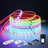 KISUFU Striscia LED 24 V IP68 impermeabile RGB WS2811 5050 Striscia LED 60 LEDs/m multicolore Light Strip Con Bluetooth Musica 24 tasti IR Controller per camera da letto, decorazione della cucina.