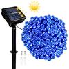 Micacorn Luci Stringa Solare, Energia Solare Impermeabili Luci 10 Metro 8 Modalità 100 LED Luci Solari Esterno per Case Giardini Decorazioni Natalizie Feste