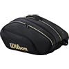 Wilson Borsa per racchette Wilson Defy V1 Padel Bag Black/Gold