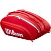 Wilson Borsa per racchette Wilson Super Tour Padel Bag Red 2026