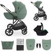 KINDERKRAFT Trio Prime 3 Dark Green 3in1 Kinderkraft