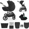 KINDERKRAFT Trio Prime 3 Venezian Black 3in1 Kinderkraft