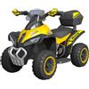 Mini Quad Elettrico per Bambini 6V Kidfun Invictus Giallo