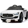 Macchina Elettrica per Bambini 12V con Licenza Maserati Ghibli Bianca