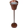 Spegnisigarette Posacenere da Esterno in Ferro Belfer Ashtray 42/SPS Ruggine