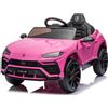 Macchina Elettrica per Bambini 12V con Licenza Lamborghini Urus Rosa
