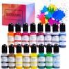 SENLINLIN 16 pigmenti per gesso 10ml pigmenti concentrati a base acqua per gesso cemento calce DIY progetti creativi pittura artigianale