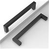 Amerdeco 20 pezzi Maniglie per Mobili da Cucina Nero Maniglie cucina Distanza fori 160 mm armadietti in acciaio inossidabile per mobili da cucina maniglie per mobili per ante da cucina