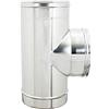 Nova italf RACCORDO A T 90° PER CANNA FUMARIA ACCIAIO INOX D 80 (D 80mm CODINO- F)