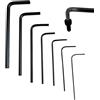 Cerioll Chiave Allen, Set Chiavi A Brugola, Chiavi Esagonali Set, Set Di Brugole Esagonali, 0,7 A 3 0mm, 7 Pezzi Set Chiavi A Brugola Professionali, Per Auto, Mobili, Elettrodomestici, Nero