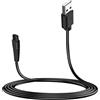 MEROM Cavo di ricarica compatibile con Hatteker uomo professionale tagliacapelli RFC-588 RFC-598 RFC-690 RFC-692 RFC-696 RSCX-9598 RSCX-7568 alimentatore di rete