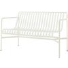Hay - Panca con schienale Palissade - Bianco - Acciaio - Designer Ronan & Erwan Bouroullec