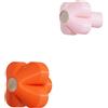Warren & Laetitia - Set di 2 - Plastica riciclata Made in France Amy - Multicolore - Faggio certificato - Designer Camille Lacotte